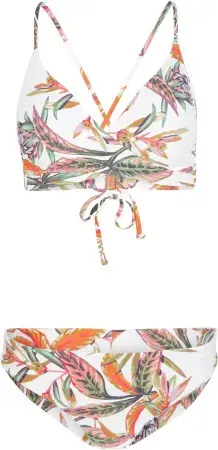 Kracherpreis Oneill BAAY MAOI Bikini white tropical flower Warehouse One