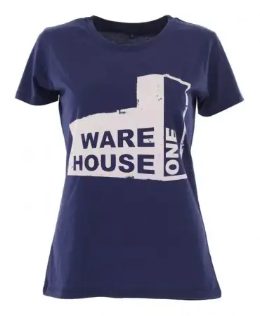 Wh1 USED FACTORY Slim Fit Lady T-Shirt dark blue Warehouse One Bestpreis