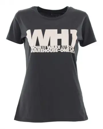 Abverkauf Wh1 TYPO Slim Fit Lady T-Shirt charcoal Warehouse One