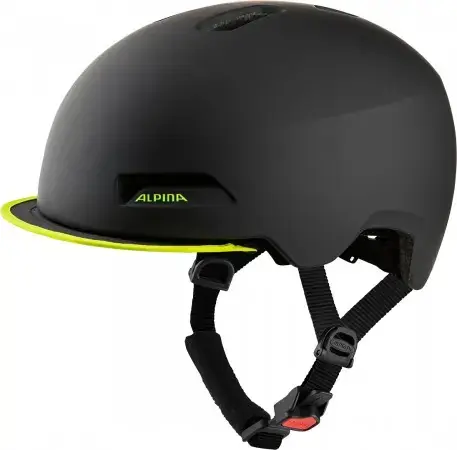 Rabatt Alpina BROOKLYN Helm black neon/yellow matt Warehouse One