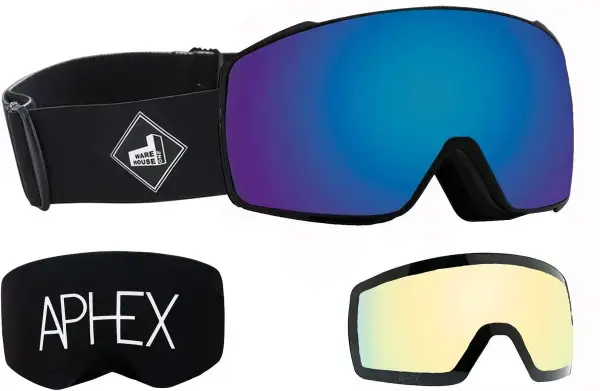 Aphex ORION THE ONE EDITION Magnet Schneebrille black strap/revo blue + Zusatzglas yellow Warehouse One Angebot