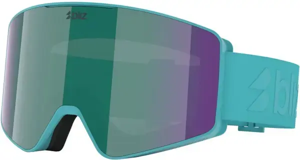Schnäppchen Bliz G001S Schneebrille matte turquoise/brown green multi Warehouse One