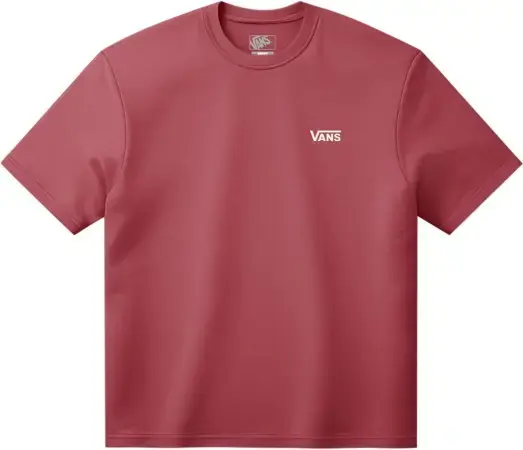 Vans LEFT CHEST LOGO T-Shirt crimson haze Warehouse One Bestseller