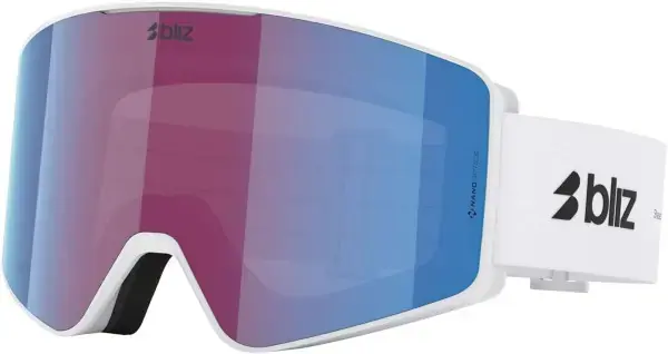 Bliz G001S Schneebrille matte white/n_o_n violet & blue Warehouse One Neue Kollektion