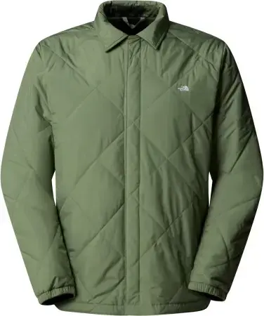 The north face AFTERBURNER INSULATED FLANNEL Jacke bark mist/tnf black shadow plaid Warehouse One Nur Heute