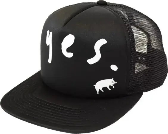Schneller Versand Yes TRUCKER Cap black/white Warehouse One