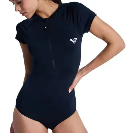 Finale Aktion Roxy ESSENTIALS ZIPPED Lycrasuit black Warehouse One