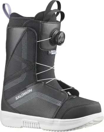 Salomon SCARLET BOA Boot black/black/persian violet Warehouse One Abverkauf