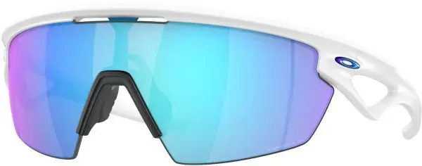 Oakley SPHAERA Sonnenbrille matte white/prizm sapphire polarized Warehouse One Top-Seller