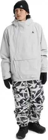 Abverkauf Burton RESERVE 2L RELAXED ANORAK Jacke grey cloud Warehouse One