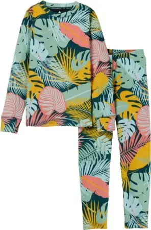 Burton KIDS FLEECE SET Longsleeve & Hose oversized tropical Warehouse One Markenprodukt