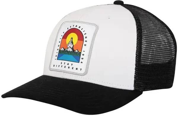 Iriedaily STONEFINGER TRUCKER Cap black white Warehouse One Nur Für Kurze Zeit