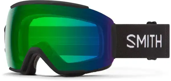 Markenware Smith SEQUENCE OTG Schneebrille black/chromapop everyday green mirror Warehouse One
