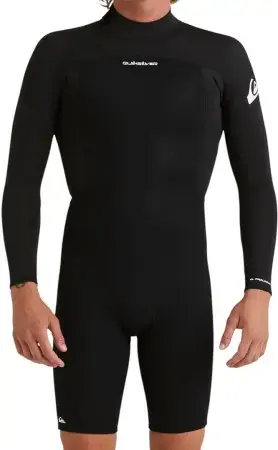 Quiksilver 2/2 PROLOGUE BACK ZIP LS Shorty black Warehouse One Zertifiziert
