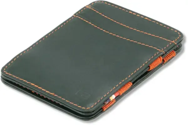 Schnäppchen Garzini URBAN MAGIC WALLET RFID green/orange Warehouse One