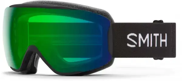 Sofort Bestellen Smith MOMENT Schneebrille black/chromapop everyday green mirror Warehouse One