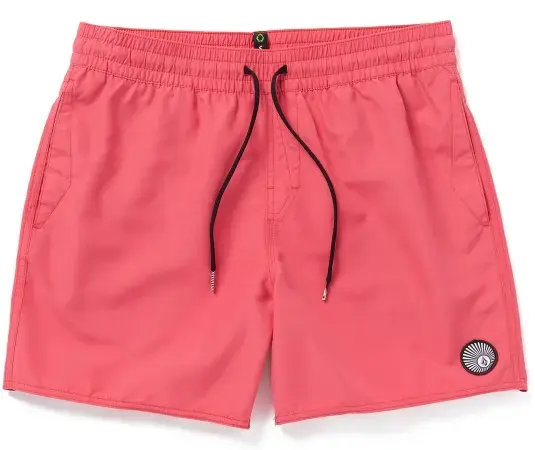 Nur Für Kurze Zeit Volcom LIDO SOLID 16 Boardshort washed ruby Warehouse One