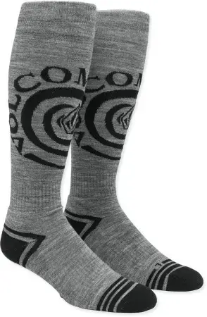 Markenware Volcom SPIRAL OVER-THE-CALF Socken heather grey Warehouse One