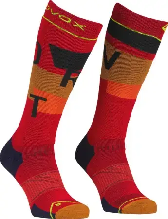 Neue Kollektion Ortovox FREERIDE LONG COZY Socken cengia rossa Warehouse One