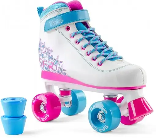 Sfr VISION II PLUS Rollschuh white/blue/pink Warehouse One Rabatt