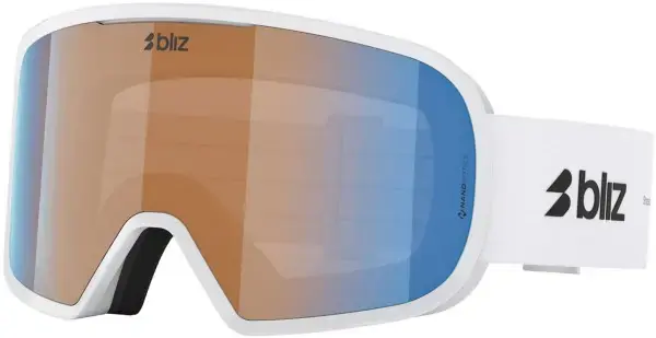 Bliz G002 Schneebrille matte white/n_o_n orange & blue Warehouse One Must-Have