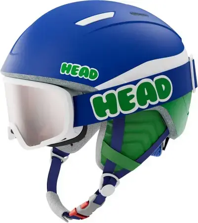 Head MOJO SET Helm + Schneebrille blue/green Warehouse One Super-Preis