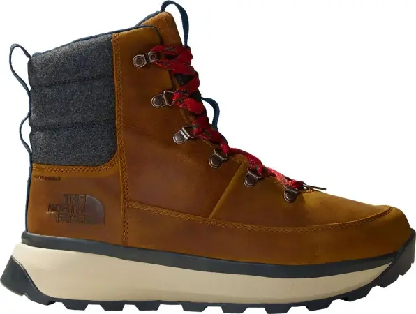 The north face BERGEN LEATHER WP Schuh timber tan/tnf red Warehouse One Jetzt Bestellen