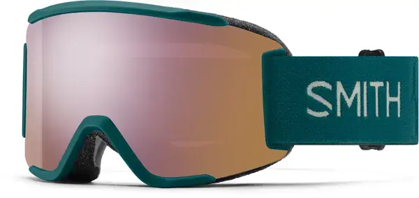 Sichere Zahlung Smith SQUAD S Schneebrille malachite/chromapop everyday rose gold mirror Warehouse One
