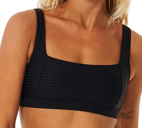 Rip curl PREMIUM SURF D-DD CROP Bikinioberteil black Warehouse One Preiswert