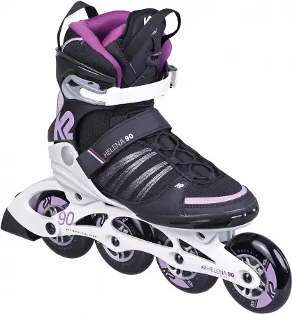 Bestpreis K2 HELENA 90 II SPEEDLACE LTD Inline Skate black/purple Warehouse One