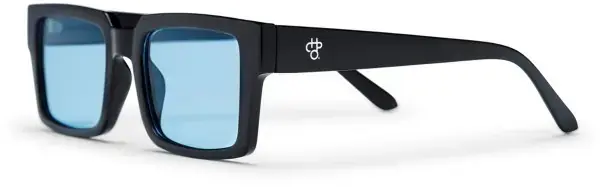 Abverkauf Chpo STELLAR Sonnenbrille shiny black/light blue Warehouse One