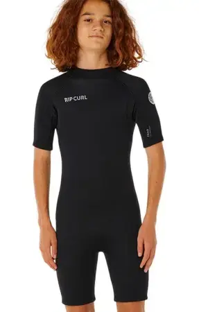 Beliebt Rip curl TRAD KIDS 2/2 BACK ZIP Shorty black Warehouse One