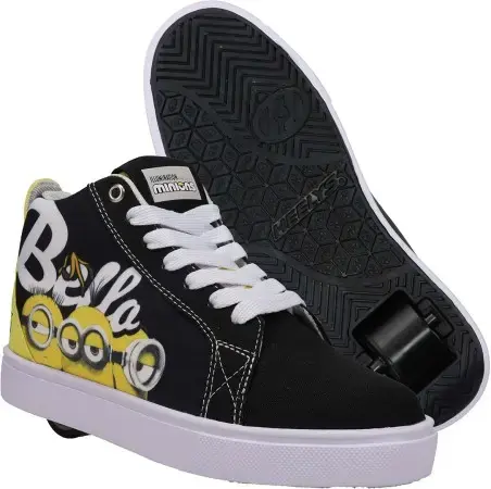 Heelys RACER 20 MINIONS Schuh black/white/yellow Warehouse One Versand Am Gleichen Tag