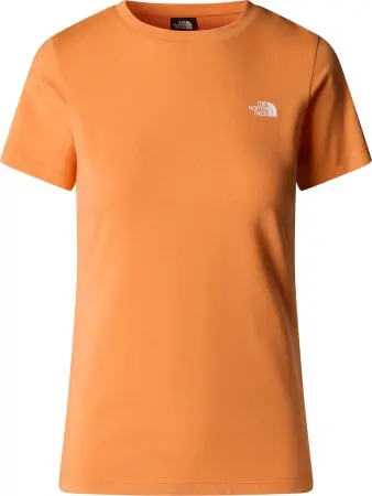 The north face WOMEN SIMPLE DOME SLIM T-Shirt papaya Warehouse One Top-Preis