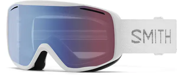 Smith RALLY Schneebrille white chunky knit/blue sensor mirror Warehouse One Bestseller
