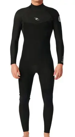 Rip curl DAWN PATROL 5/3 BACK ZIP Full Suit black Warehouse One Zertifiziert