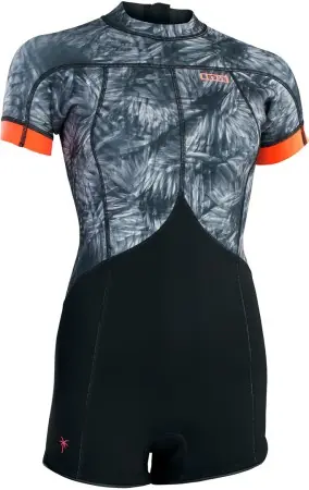 Meistverkauft Ion AMAZE 2.5 BACK ZIP Shorty black flowers Warehouse One
