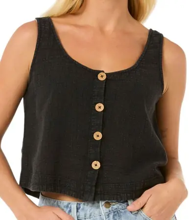 Expressversand Rip curl CLASSIC SURF TANK II Top washed black Warehouse One