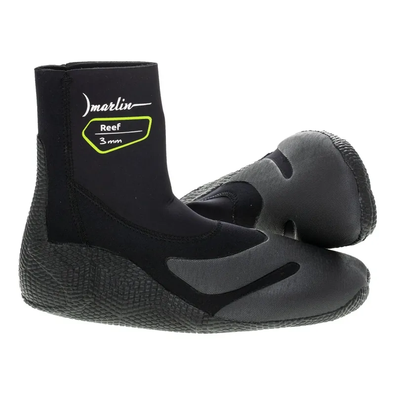 Diving Boots Reef 2.0 3mm Black Size L Marlin 216478 Geprüft