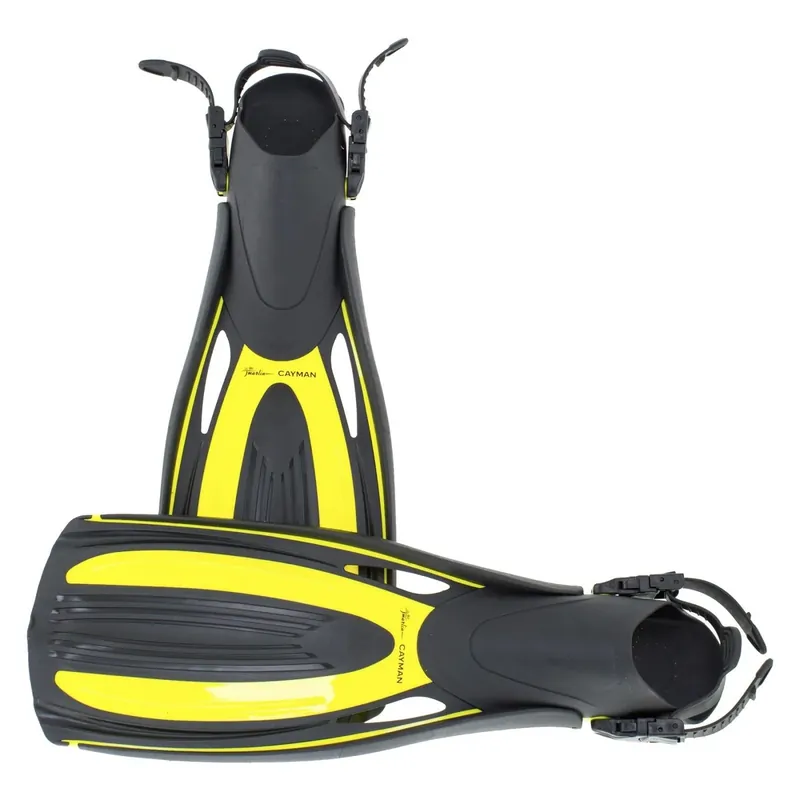 Preis Gesenkt Diving Fins Cayman Open Heel Yellow Size L-44,5-46 Marlin 11544