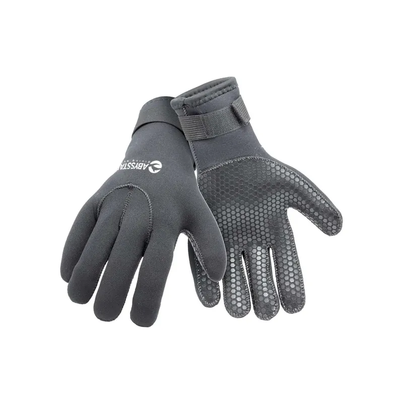 Diving Gloves Neoprene Nylon Interior 5mm Black S Abysstar 60221 Top-Preis