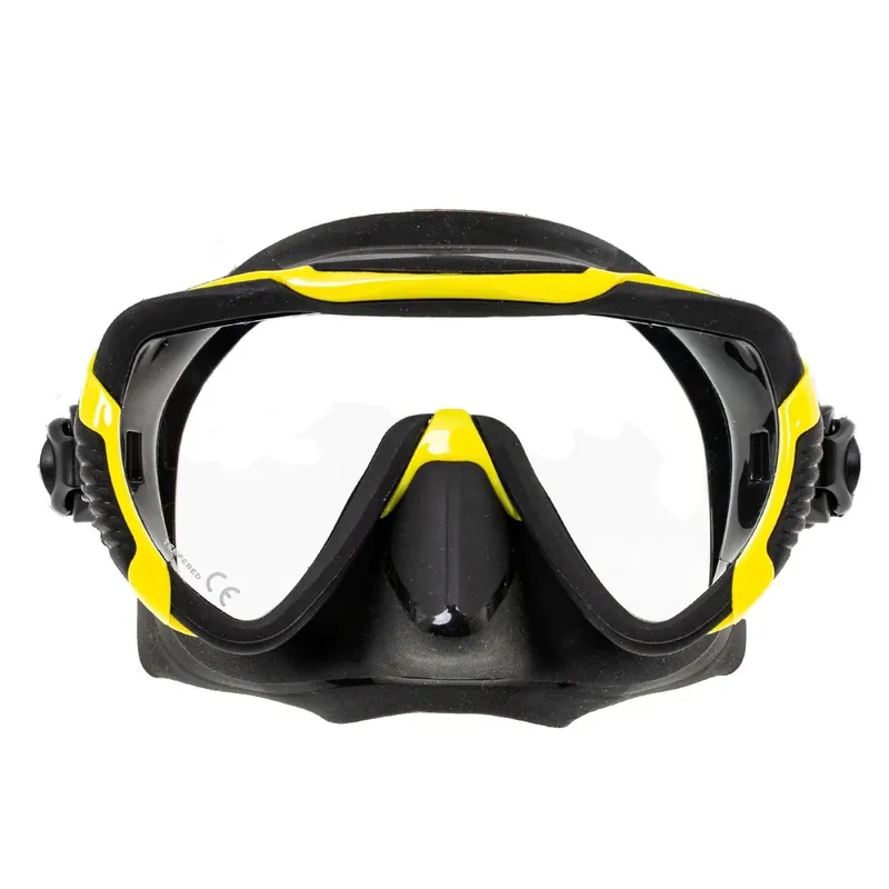 Diving Mask Enjoy Yellow-Black Marlin 118130 Markenprodukt