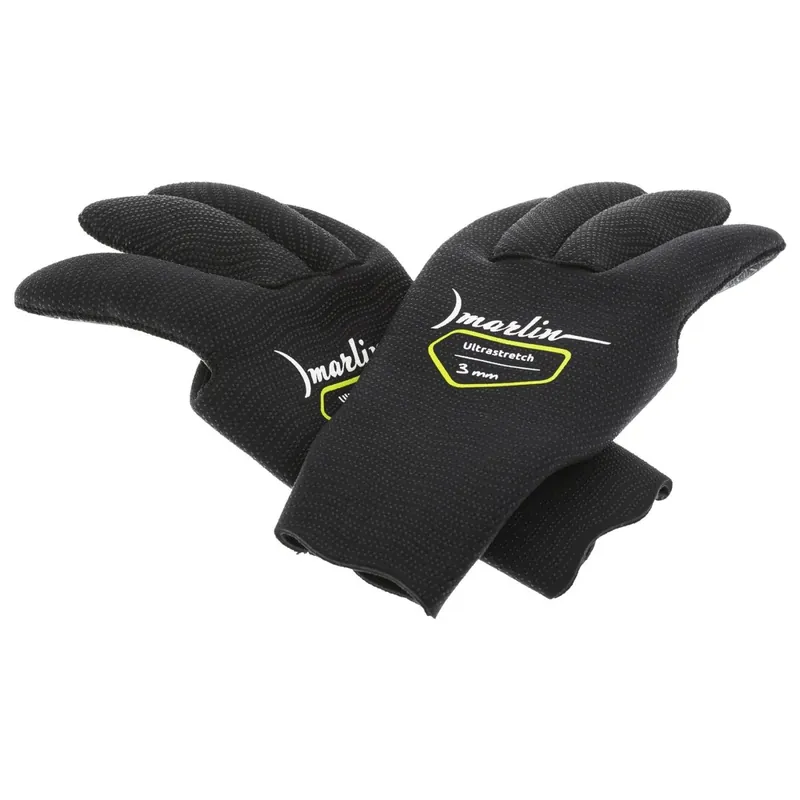 Diving Gloves Ultrastretch 3mm Black Size S Marlin 10828 Sonderangebot