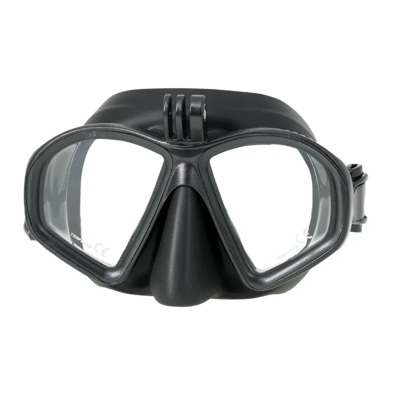 Diving Mask Matte Black With Camera Mount Marlin 213091 Bestseller