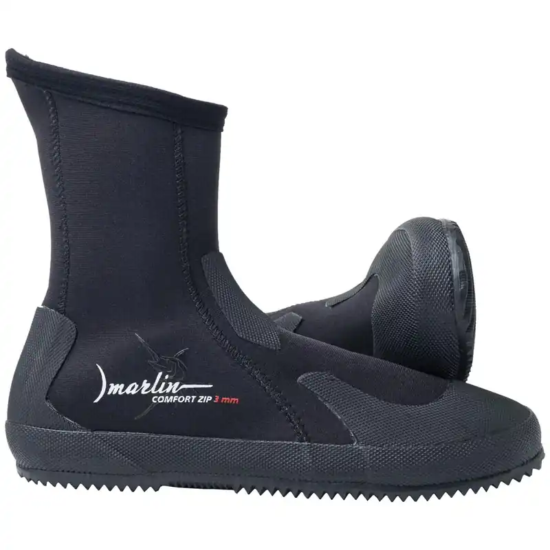 Diving Boots Comfort Zip 5mm Black Size EU 40 Marlin 217010 Nur Heute