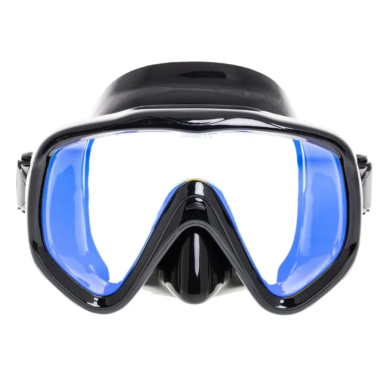 Finale Aktion Diving Mask Visualator Black Yellow-Mirrored Lenses Marlin 11423