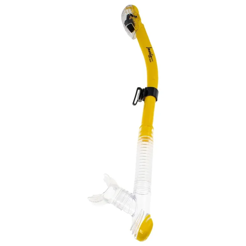 Snorkel Tube Dry Duo Yellow-Clear Marlin 216276 Günstig