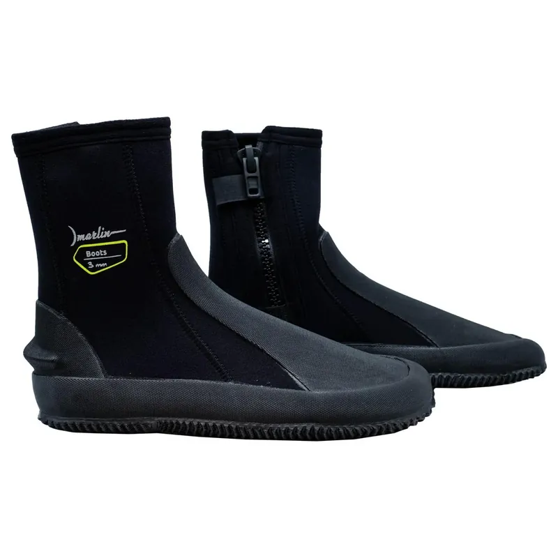 Diving Boots 3mm Black Size XXL Marlin 118305 Aktuell