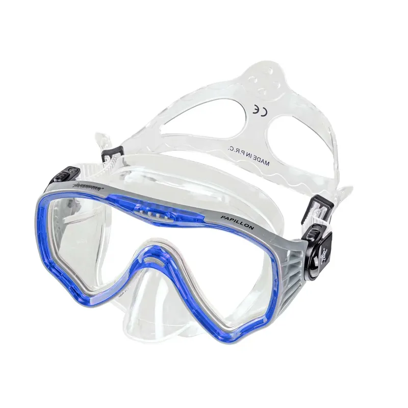 Versand Am Gleichen Tag Diving Mask Papillon Clear-Blue Abysstar 63132BL