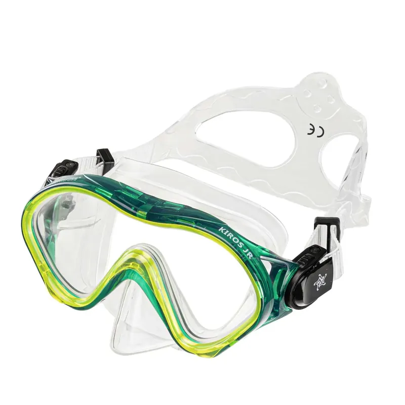 Snorkeling Mask Kiros Kids Clear-Green Abysstar 50051GR Top-Seller